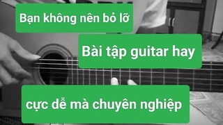 Trở thành guitar solo chuyên nghiệp với bài tập này