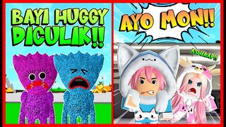 ATUN & MOMON BERAKSI !! BAYI HUGGY WUGGY DI CULIK PENJAHAT ?? Feat @MOOMOO Roblox RolePlay Indonesia