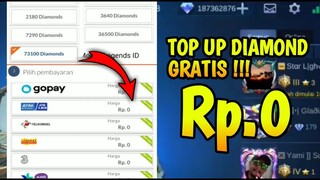 KODE RAHASIA!!! | TEMPAT TOP UP DIAMOND GRATIS RP 0 MOBILE LEGEND ML