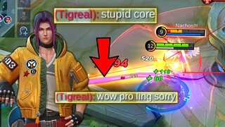 FROM TRASHTALK TO THIS! DON'T UNDERESTIMATE MY LING! | Ling Gameplay - MLBB