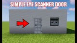 How to Make a Simple Eye Scanner Door in Minecraft