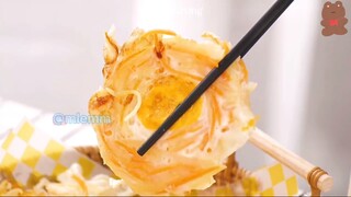 Bánh trứng + Vịt cay kiểu Trung