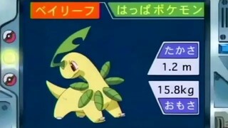 オーキド博士のポケモン講座(ベイリーフ)