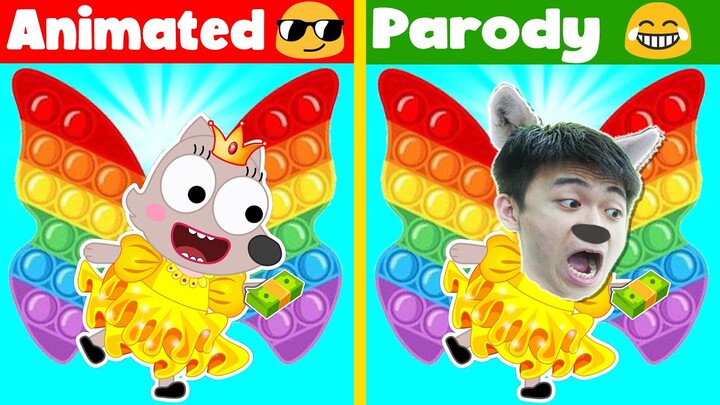 POP-IT OBSESSION - WOLF PICA FUNNY ANIMATED PARODY | WOLF PICA WITH ZERO BUDGET