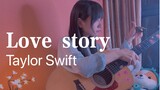 [Kisah cinta fingerstyle kucing besar] Saya memainkan lagu pit Taylor Swift lainnya dengan gitar Tay