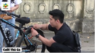 Dàn Dựng Để Người Dân Cướp Xe Đạp :) #Prank