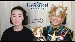 Gorou Cosplay Makeup Tutorial「原神 」Genshin Impact