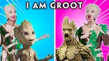 I Am Groot - Groot In Real Life | Parody Baby Groot's Funniest Moments