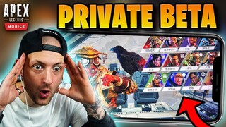 *NEW* APEX LEGENDS MOBILE PRIVATE BETA! (Mirage is BACK!)