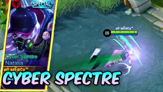 NATALIA CYBER SPECTRE GAMEPLAY | NATALIA SPECIAL SKIN | Anything 4 you | Mobile Legends