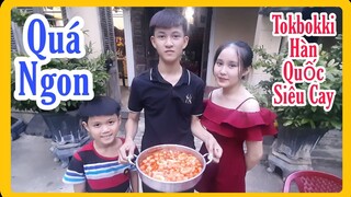 Hotgirl Tú Búp Bê Làm Món Ăn Hàn Quốc TOKBOKKI Siêu Cay/ Ẩm Thực / Tiến Blue #4