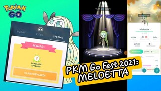 Pokemon Go Fest 2021- Nhận MELOETTA Từ Nhiệm Vụ Special