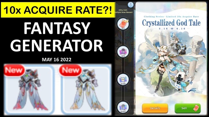 FANTASY GENERATOR GACHA LUCKY ROLLS (MAY 2022)