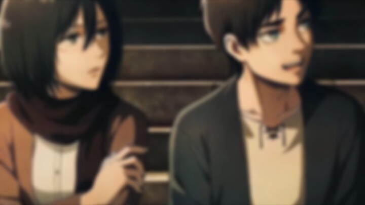 "Mikasa, hãy tha thứ cho anh vì đã yêu em cả đời bằng ánh mắt thờ ơ."