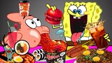 SPONGEBOB Vs  PATRICK MUKBANG ANIMATION COMPLETE EDITION | SLIME CAT