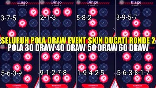 SELURUH POLA DRAW EVENT MLBB X DUCATI RONDE 2! POLA 30 DRAW, 40 DRAW, 50 DRAW, 60 DRAW LENGKAP