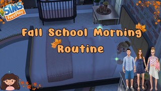 The Sims FreePlay -  Rainy Fall School Morning Routine Ft The Winchester Family