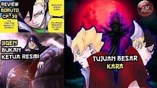 Tujuan Besar Kara | Jigen Bukan Ketua Resmi  | Asal Ohtsutsuki | KK serang Jigen | Review Boruto 39