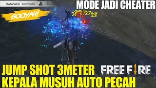 TERNYATA BEGINI RASANYA JADI CHEATER - KESERUAN BERMAIN DI MODE RAMPAGE FREE FIRE! AUTO PANEN KILL