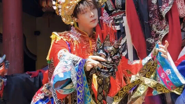 When the Nuo dance begins, all illnesses vanish! If you happen to come across this video of mine, it