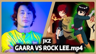 Rock Lee Vs Gaara (Naruto) - Força & Talento | @JKZOficial e @FlashBeatsManow