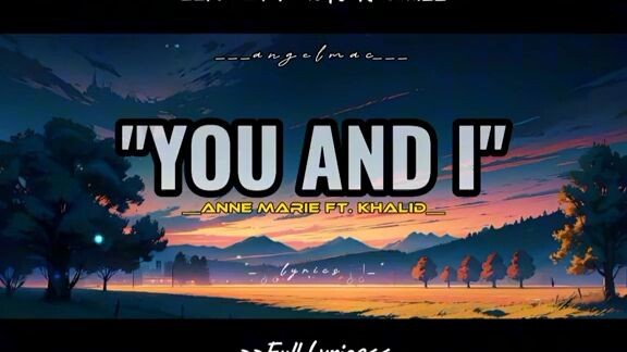 You & I