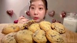 Nutella cookies mukbang by MIYU ASMR