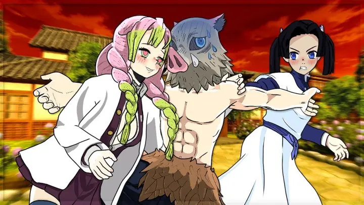 Inosuke gets a girlfriend (Demon Slayer VR)