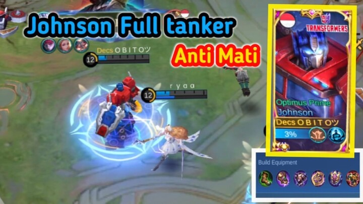 Johson full item damage + efek recall tas-tas😱