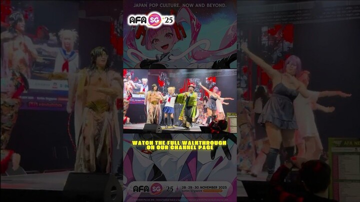 🇸🇬AFA 2025 #cosplaydance #animefestival #cosplay #afa2025 #animefestivalasia #animeshorts
