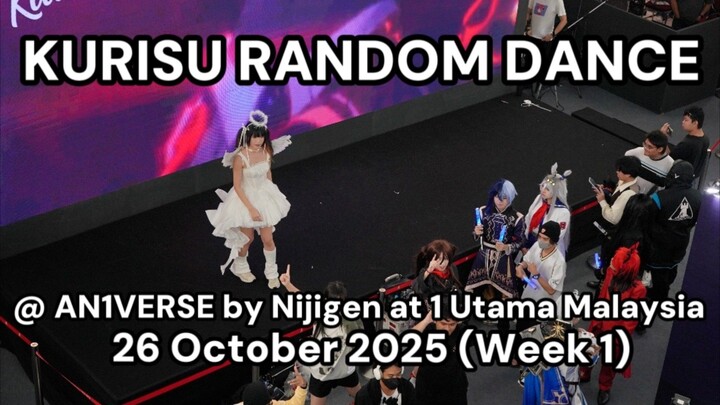 Kurisu Random Dance @ AN1VERSE by Nijigen at 1 Utama Malaysia. 26 October 2025 (Week 1)