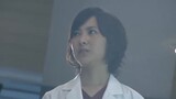Japanese medical drama-The male protagonist fell downstairs to save the life and injured his heart. 