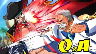 One Piece Chap 1068 Garp XUẤT HIỆN cứu Law? Zoro sẽ ĐÁNH BẠI Mắt Diều Hâu Mihawk? [Q&A] Số 10 - P2