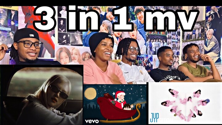 V, Bing Crosby White Christmas + ROSÉ toxic till the end + TWICE Strategy ft. Megan Thee Stallion MV