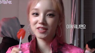 【ترجمة صينية】لقطات من كواليس تصوير فيديو (G)I-DLE tomboy، ميني باللغة الصينية بدرجة احترافية، شكرًا