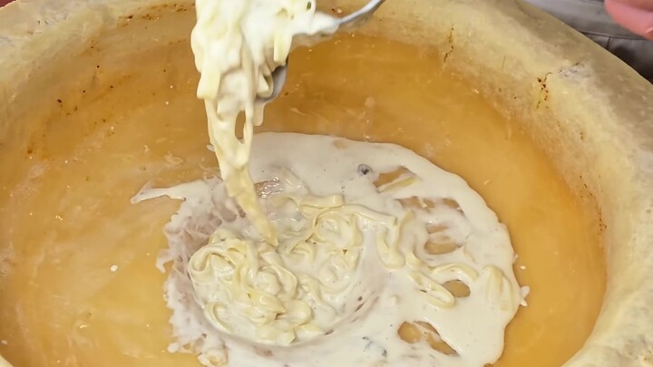 Finding pasta in the cheese