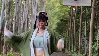 Bahkan 160 pon bisa sangat halus ~ Hanfu + versi latihan dari "Pear Blossom Smile" cover Bai Xiaobai