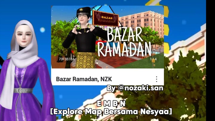 Explore bazar ramadan di zepeto