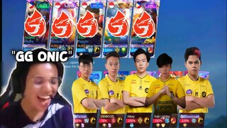 AURA FIRE MET ONIC ID FULL LINEUP - AURA FIRE VS ONIC ESPORTS. . .🤯