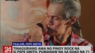 Tinaguriang ama ng pinoy rock na si pepe smith, pumanaw na sa edad na 71