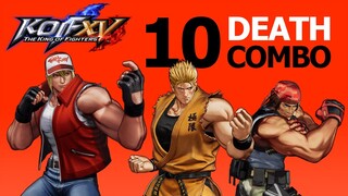 KOF XV : 10 DEATH COMBO 100%