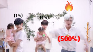 【ZB1】Dance Challenge Version of In Bloom: Cheng Hanbin 1%, Zhang Hao 1%, Ricky 500%, Li Qi: I'm doin
