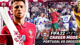 FIFA 22 Portugal Career Mode | Babak 16 Besar Piala Dunia! Misi Balas Dendam Lawan Yunani #9