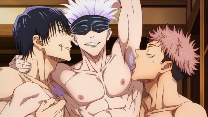 HOT SCENE YUJI X GOJO X TOJI
