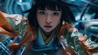 The Japanese digital artist used Midjourney and Runway to create a group portrait of girls.