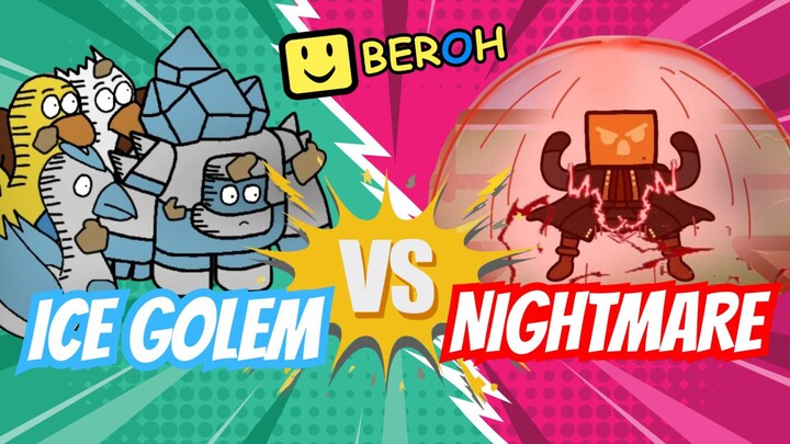 Ice Golem vs Headless Horseman - Grow a Garden