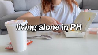 tracking my food expenses 😃 | my weekend | living alone in the Philippines