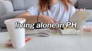 tracking my food expenses 😃 | my weekend | living alone in the Philippines