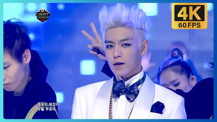 [4K 60FPS] GD&TOP - Oh Yeah (ร่วม featuring พัคชุน @2NE1) + PEPARAZZI @ MCOUNTDOWN 23 ธันวาคม 2010