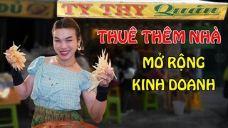 Ty Thy thuê thêm căn nhà thứ 3, mở rộng kinh doanh do khách quá đông - Ty Thy Vlog Gỏi đu đủ